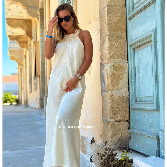 ZARA LIMITED EDITION!!! Linen Maxi Dress NWT - Picture 12 of 16